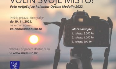 Općina Medulin poziva sve fotografe da sudjeluju u natječaju za kalendar "Volin svoje misto!"
