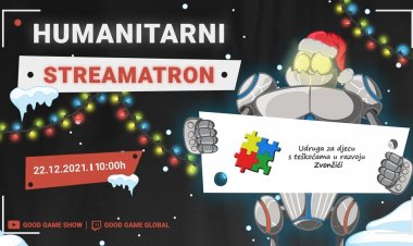 Humanitarni 24-satni gaming stream za udrugu Zvončići!