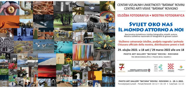 Rovinj: Službeno zatvaranje izložbe “Svijet oko nas” uz podjelu nagrada