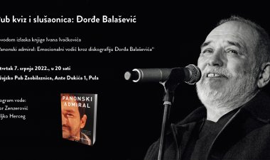 Ožujsko Pub Zaobilaznica održava pub kviz i slušaonicu Đorđe Balaševića