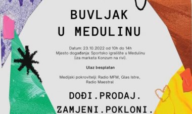 Buvljak u Medulinu: Dođite i izložite odjeću, obuću, knjige...
