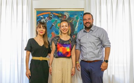 Pulske umjetnice Sara Pancun i Manuela Peressa na prijemu kod gradonačelnika Filipa Zoričića