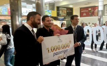 Milijunti putnik stigao u Zračnu luku Zadar