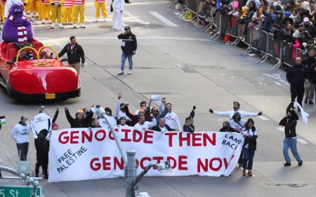 Propalestinski prosvjednici upali na paradu za Dan zahvalnosti u New Yorku