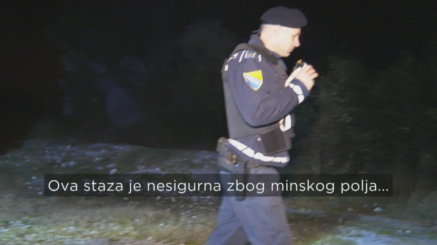 HRT-ova ekipa u noćnoj ophodnji s Graničnom policijom BiH