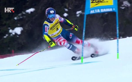 Odermatt najbrži u prvoj vožnji, Zubčić sjajan drugi unatoč pogrešci