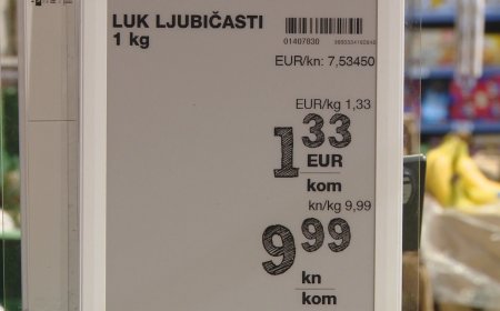 Kraj dvojnog iskazivanja cijena: kune nestaju i s cjenika i s etiketa