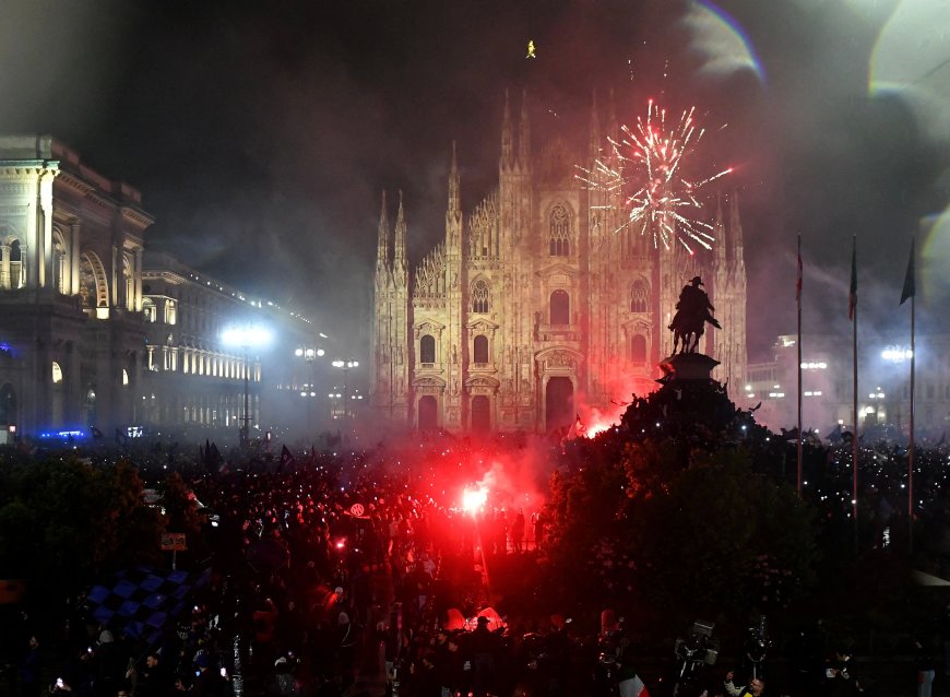 Navijači Intera okupirali Milano, slavlje trajalo do dugo u noć