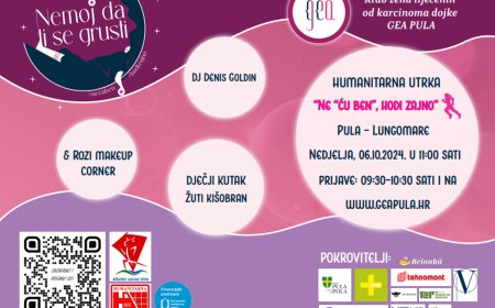 “Nemoj da ti se grusti“ moto je ovogodišnje humanitarne utrke “Ne 'ću ben', hodi zajno“