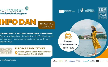 „Europa za poduzetnike“ 17. listopada u Poreču se pridružite nacionalnoj manifestaciji „Dani otvorenih vrata EU projekata“