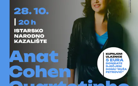 Anat Cohen, svjetski poznata klarinetistica i jazz glazbenica večeras nastupa u INK