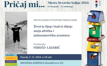 Putopisno predavanje Feruča Lazarića u Gradskoj knjižnici i čitaonici