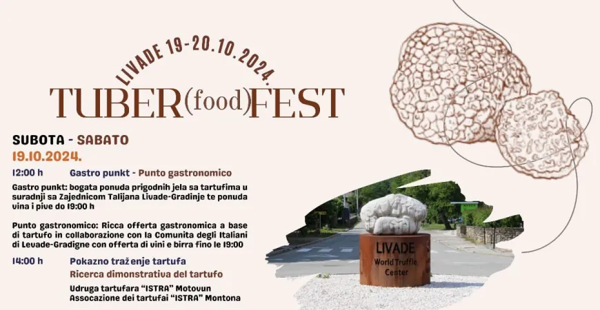 Šetnica u centru Livada postaje središte Tuber (food) festivala