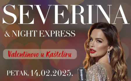 Valentinovo u Kašteliru uz nastupe Severine i Night Expressa