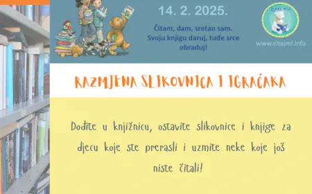 PAZIN: Razmjena slikovnica i igračaka povodom Međunarodnog dana darivanja knjigom