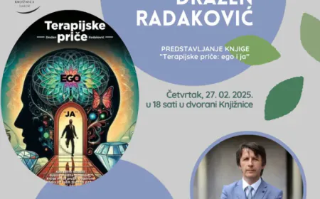 Gostovanje hipnoterapeuta Dražena Radakovića i promocija knjige "Terapijske priče : ego i ja" u Gradskoj knjižnici Labin