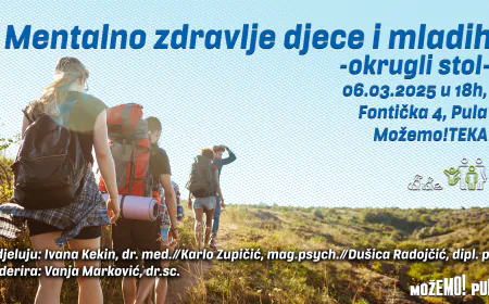 Možemo! Pula organizira okrugli stol o mentalnom zdravlju djece i mladih
