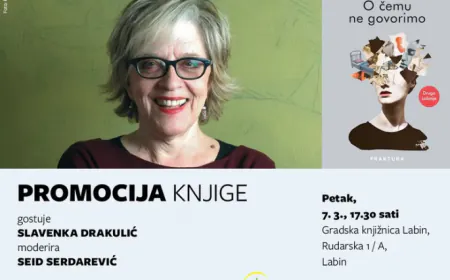 Slavenka Drakulić gostuje u Gradskoj knjižnici Labin