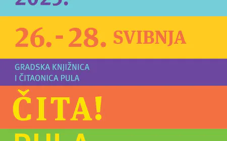 Manifestacija Gradske knjižnice i čitaonice Pula: Pula čita! od 26. do 28. svibnja 2025.